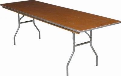 8ft Wooden Banquet Table 8ft Wooden Banquet Table